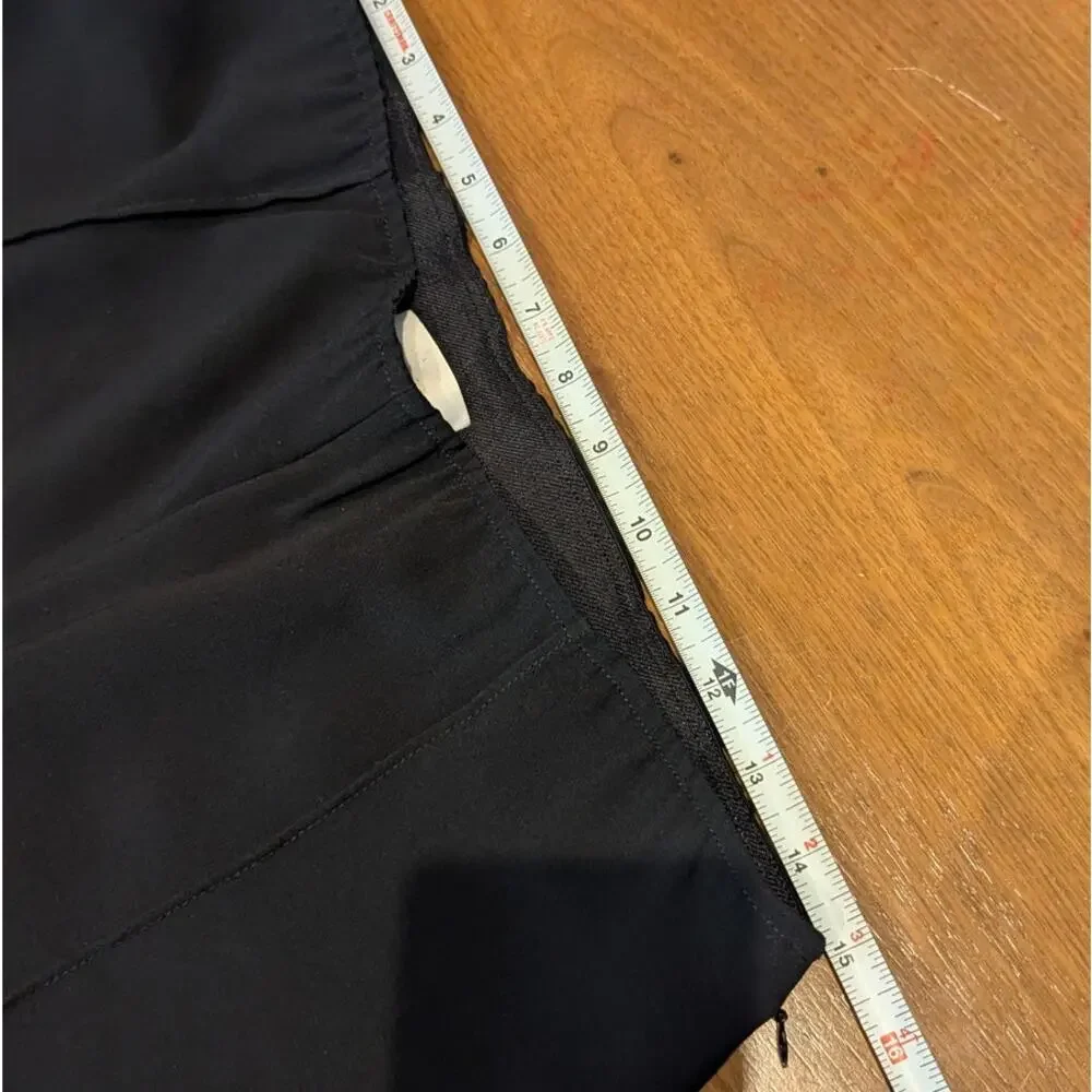 Cinq à Sept Brianne Tailored Pants Womens 14 Black High-rise Slim Fit Ankle